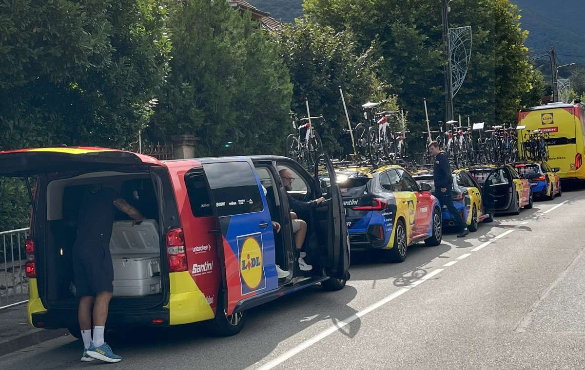 Coda veicoli Lidl Trek TDF