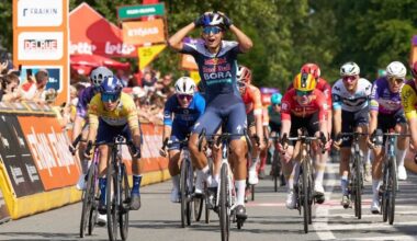 Giro di Vallonia 2025, splendido sprint e prima vittoria da pro' per il 20enne Davide Donati!