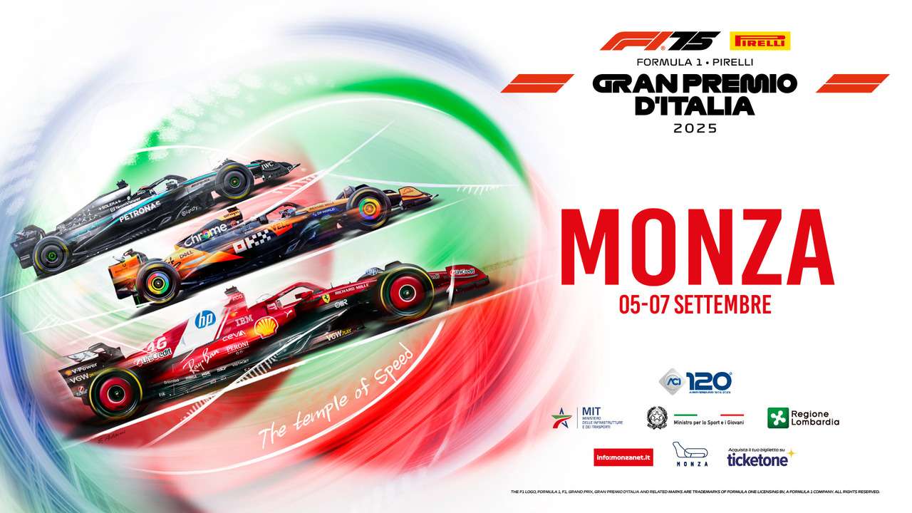 F1Monza 2025 poster