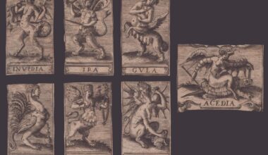 Vizi capitali, anonimo incisore del XVI secolo