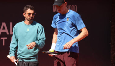 Jannik Sinner e Simone Vagnozzi