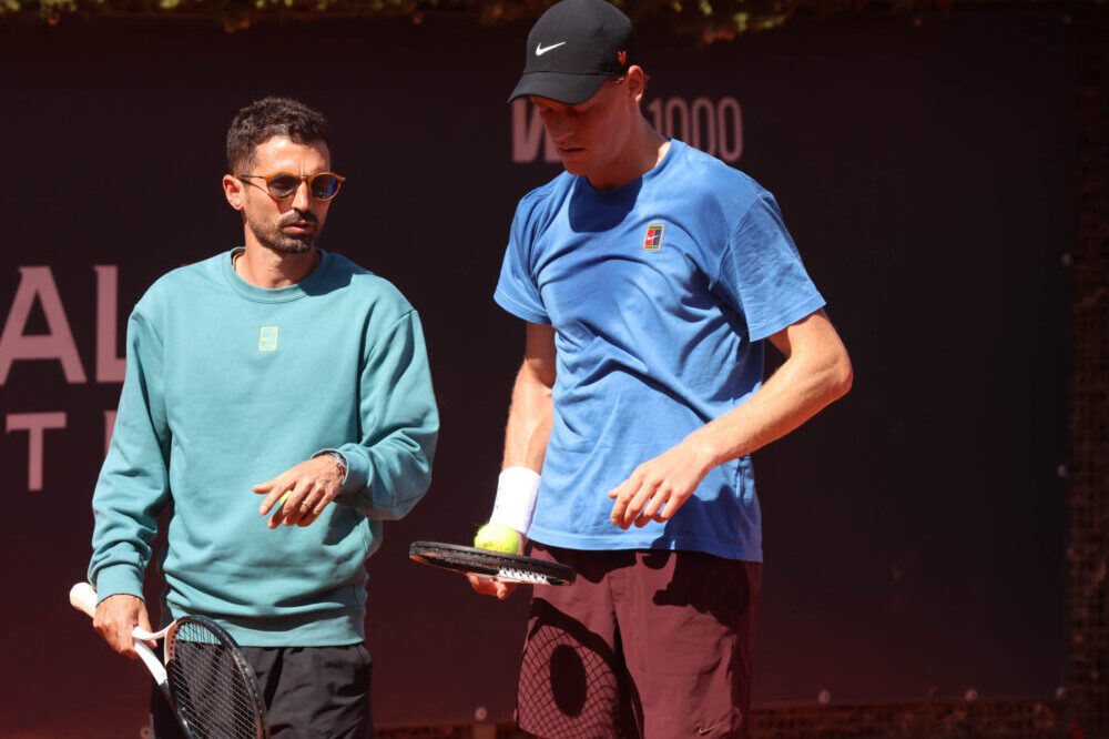 Jannik Sinner e Simone Vagnozzi
