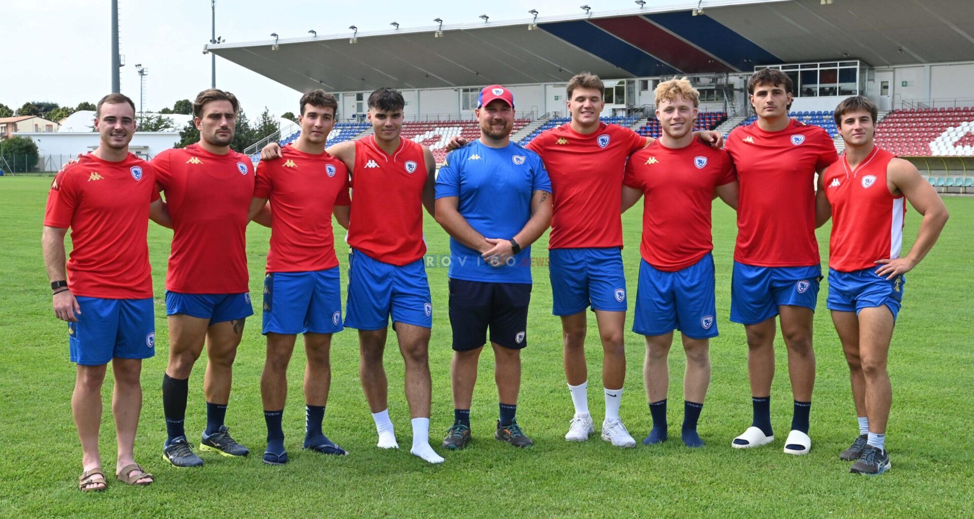 Primi test per la Rugby Rovigo campione d’Italia. Il 13 settembre la presentazione in piazza