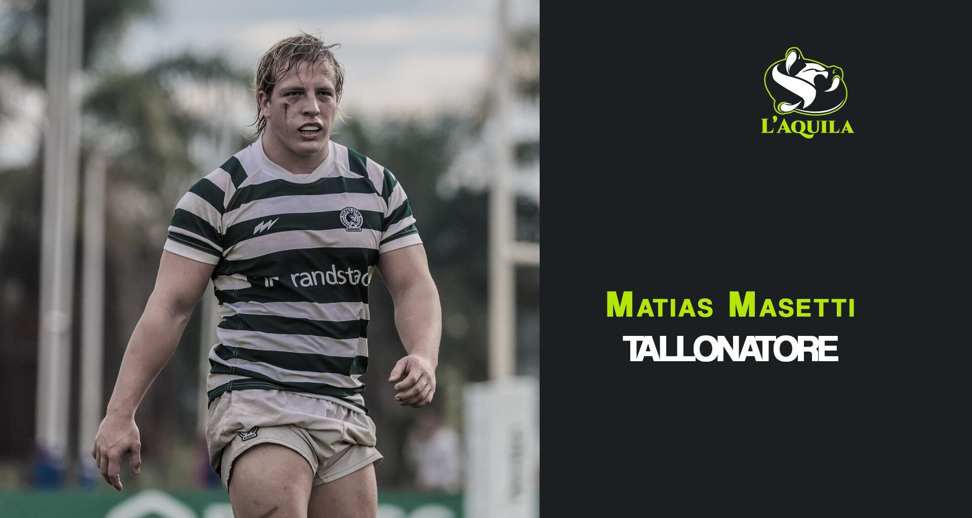 La Rugby L’Aquila dà il benvenuto a Matias Masetti