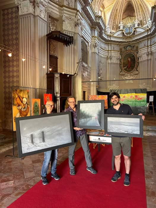 Il pittore Gianfranco Galizio dona dieci opere al Comune di Novello - Targatocn.it