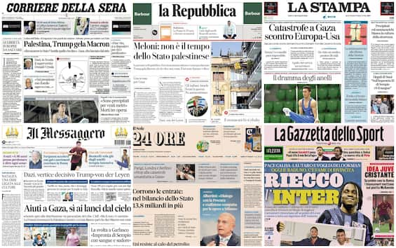 Le prime pagine dei quotidiani di oggi 26 luglio: la rassegna stampa - Sky TG24