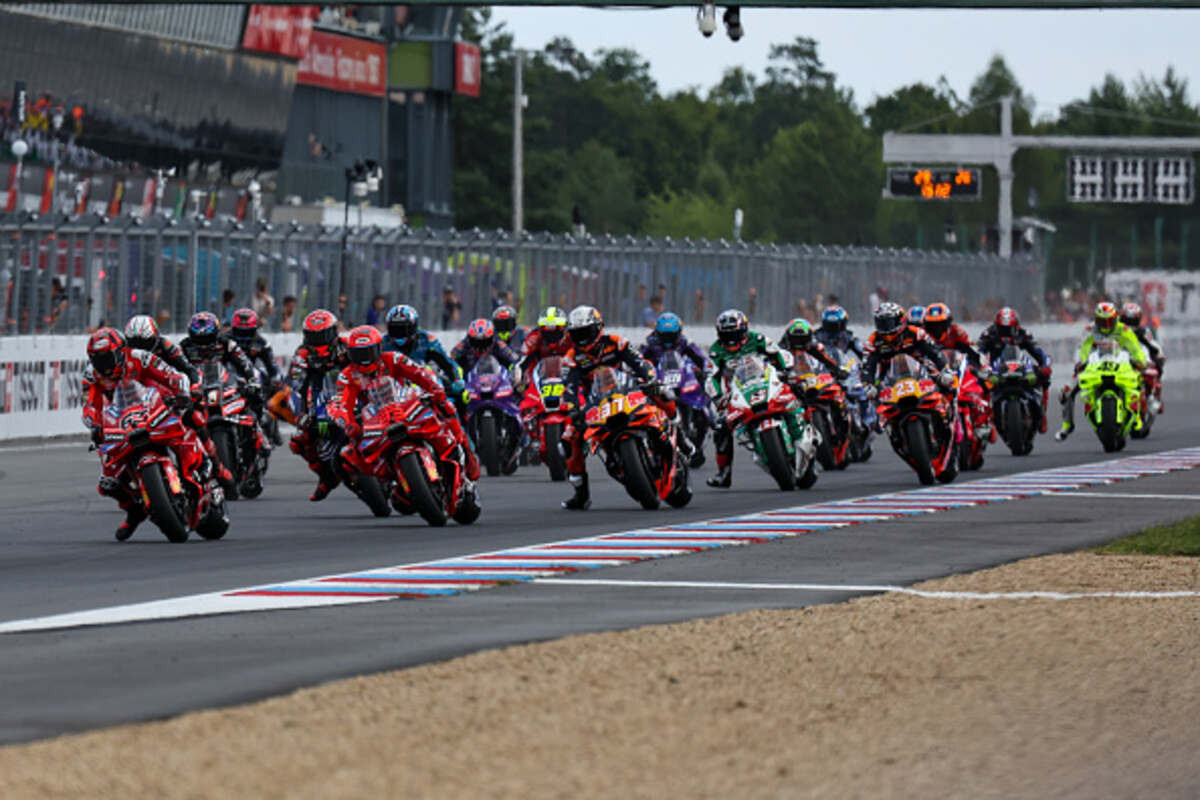 La partenza della Sprint a Brno
