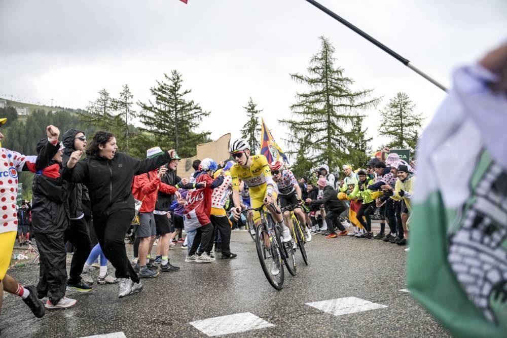 Tour de France 2025, Tadej Pogačar: "Ho dovuto tirare per quasi tutta la salita e sono arrivato al traguardo piuttosto stanco. Sto contando i km che mancano a Parigi"