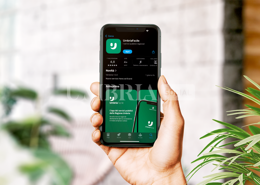 L’app UmbriaFacile si arricchisce di nuovi servizi sanitari digitali