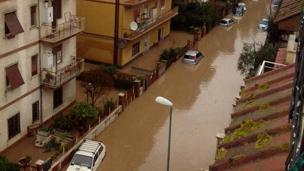 144mila persone vivono in zone a rischio alluvione