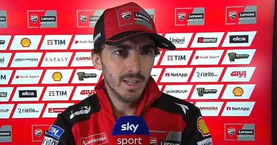 Bagnaia: 'Deluso e dispiaciuto'