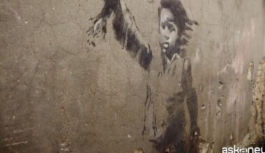Banksy: l'opera piccolo migrante a Venezia: video
