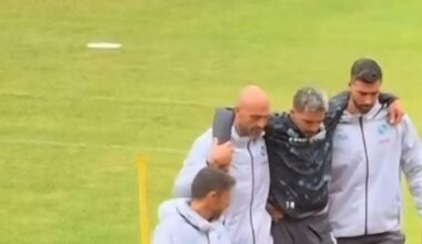 Napoli, infortunio in allenamento per Simeone: il Cholito lascia il campo a braccia