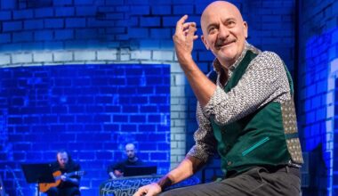Sandra Bonzi e Claudio Bisio con i loro due libri a San Giovanni 