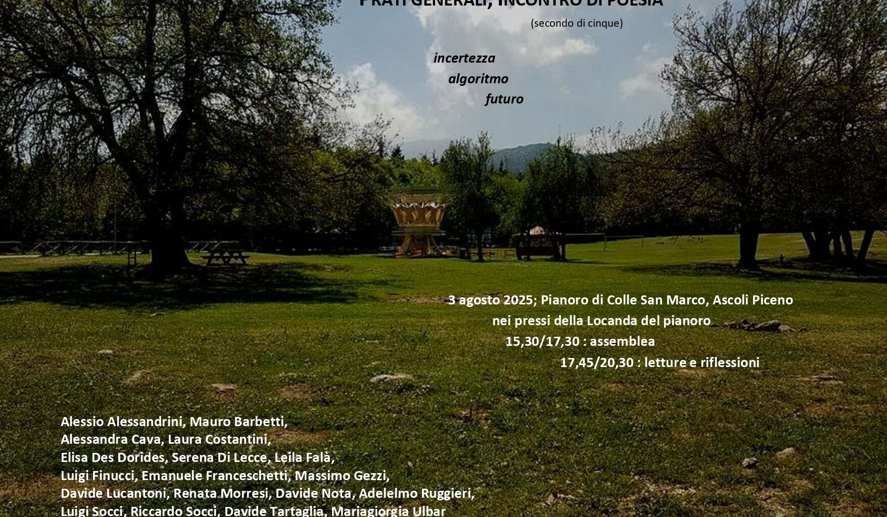 Prati generali #2 | NAZIONE INDIANA