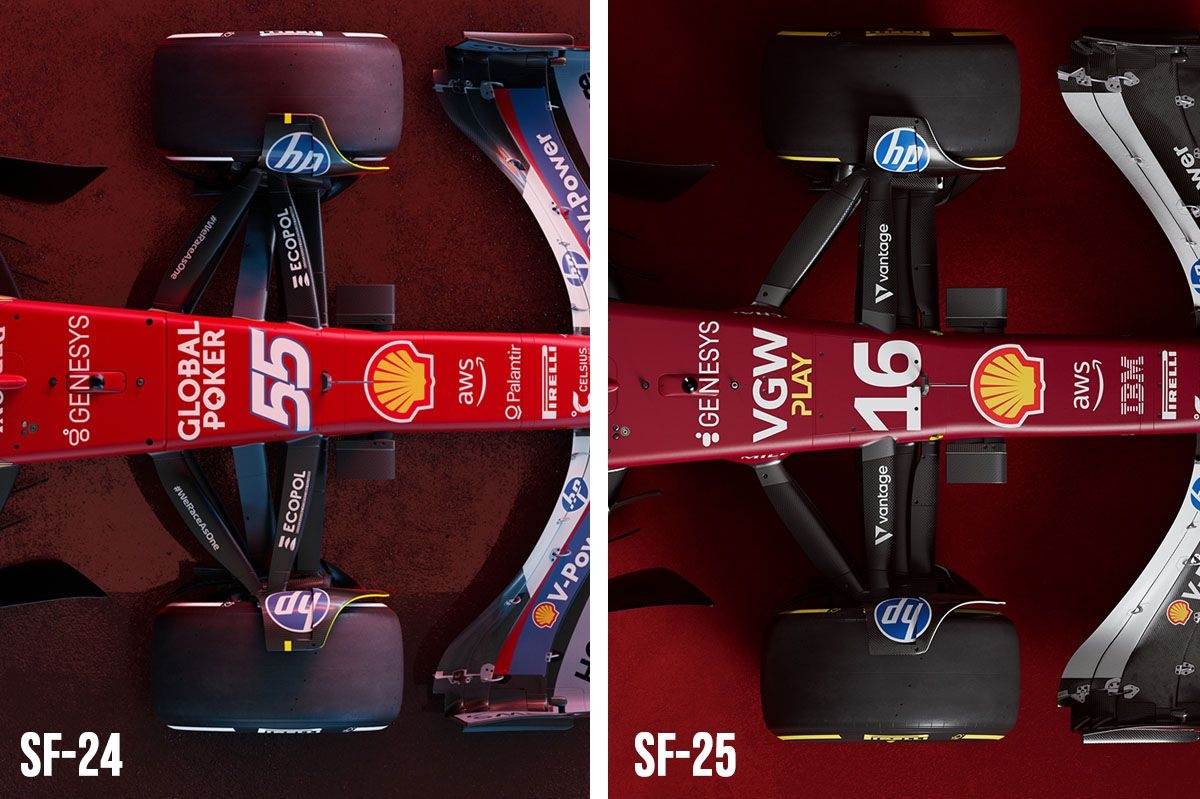 Ferrari SF-25: la scommessa pull rod e con le ruote spostate più avanti