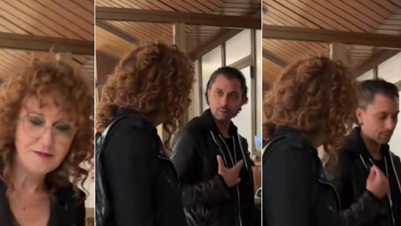il video nell’androne del palazzo. Il motivo