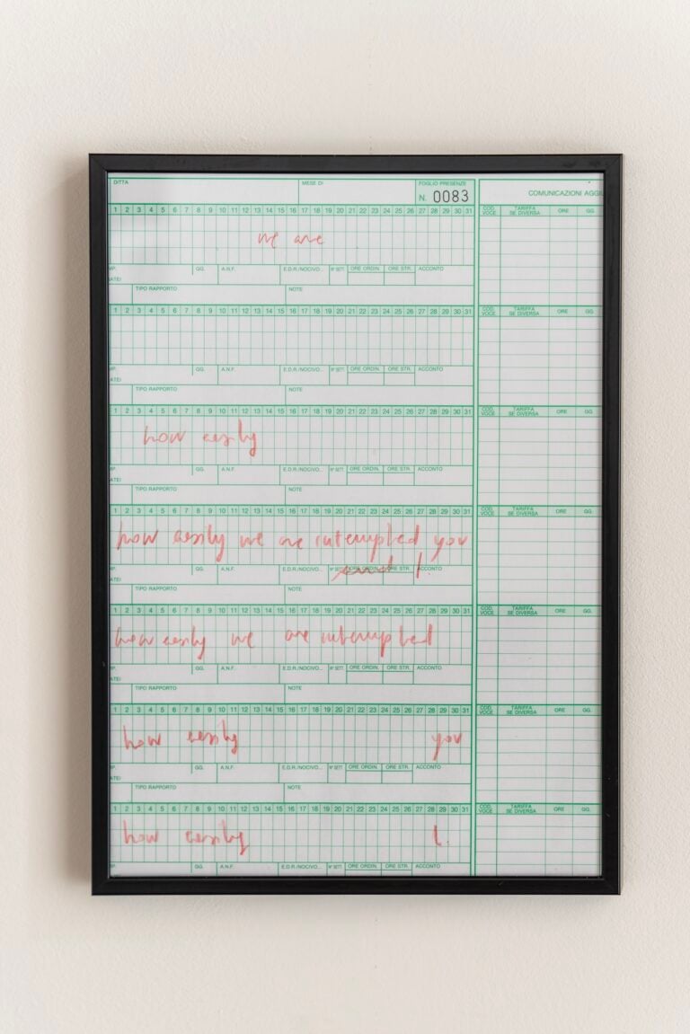 Francesca Brugola, Measures, 2023. Ph. Nicola Biagetti. Courtesy l’artista.