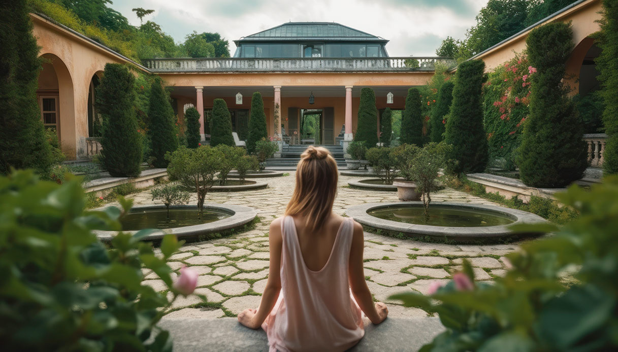 Meditazione, se scegliamo un bel giardino combattiamo l’ansia e aiutiamo la psiche