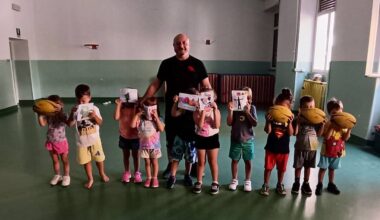 Lezioni di palla ovale col Grosseto Rugby Club al camp estivo dei Condor