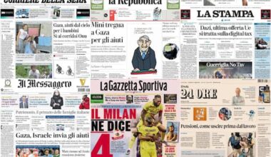 Le prime pagine dei quotidiani di oggi 27 luglio: la rassegna stampa - Sky TG24