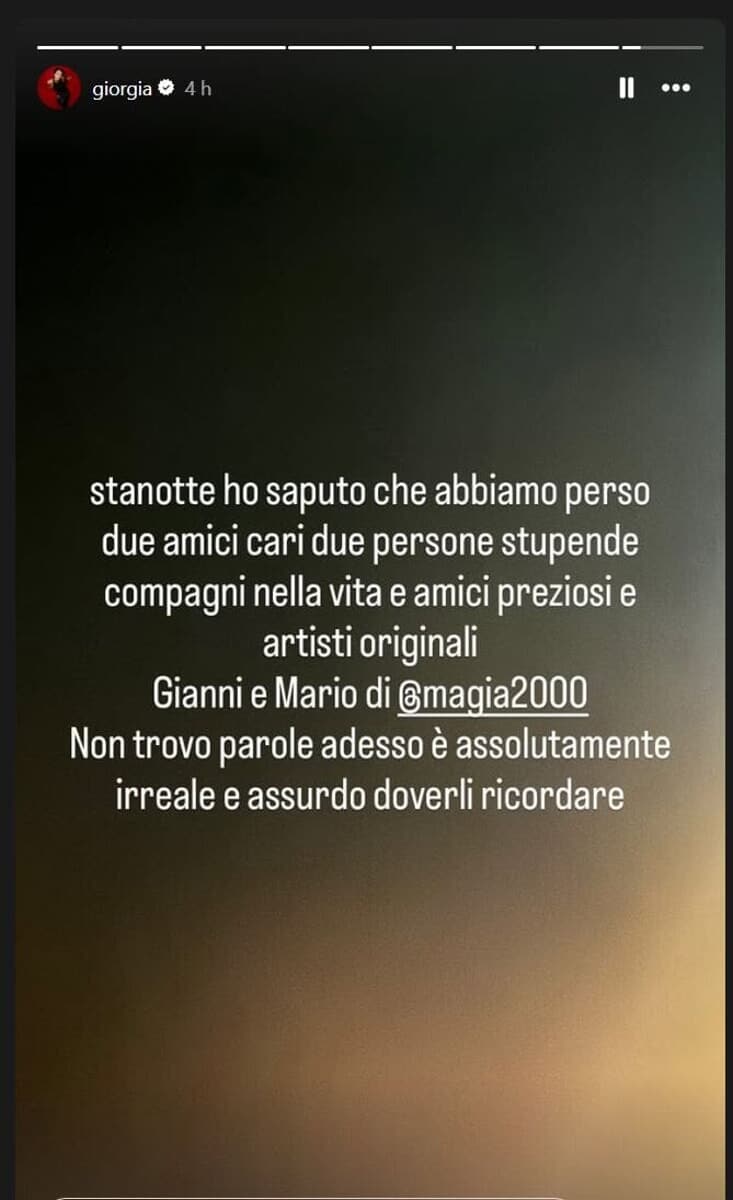 Il ricordo di Giorgia
