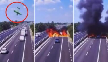 il video del terribile incidente aereo