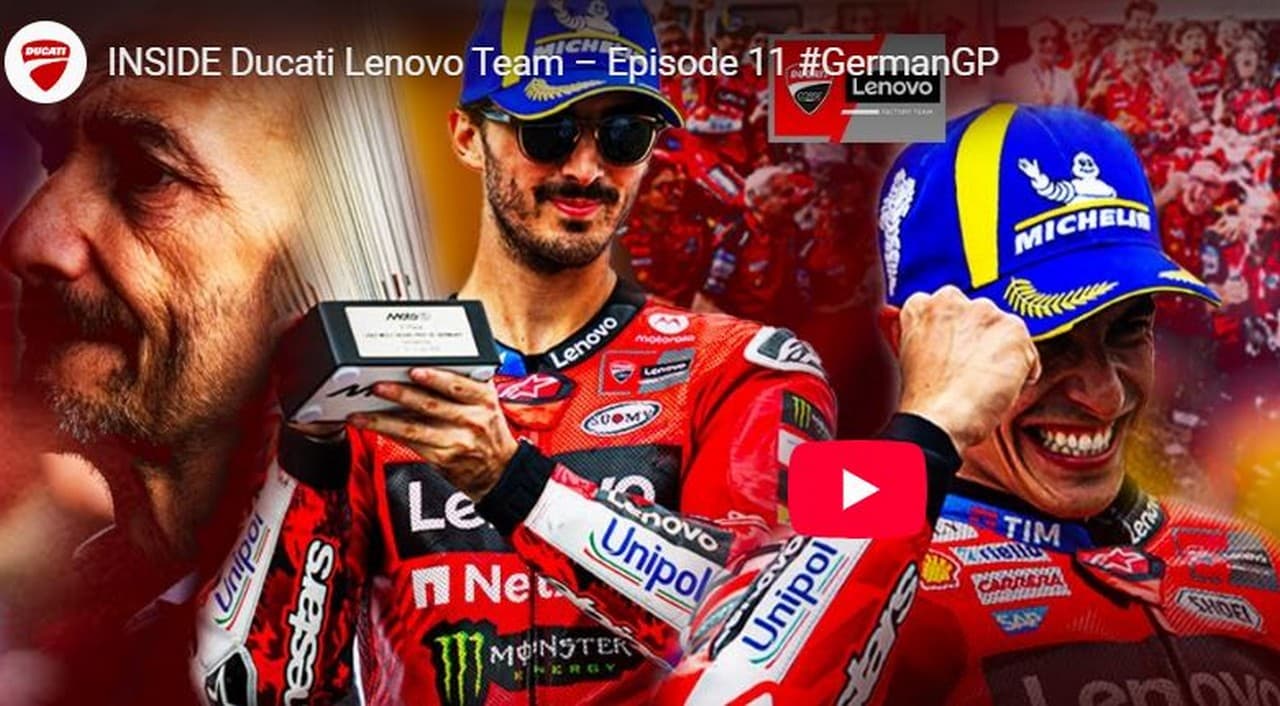 Inside Ducati episodio 11: Gp Germania [VIDEO]