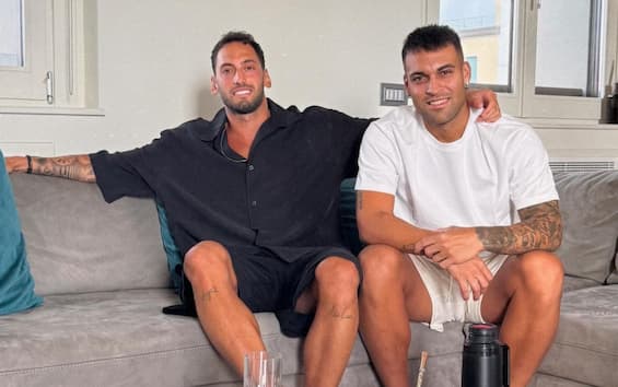 Inter, Lautaro Martinez e Calhanoglu: pace fatta. La FOTO sui social
