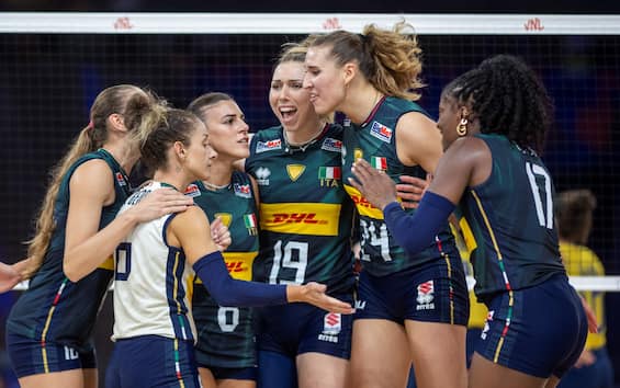 Pallavolo, l'Italia sconfigge il Brasile 3-1 e vince la Nation's League femminile