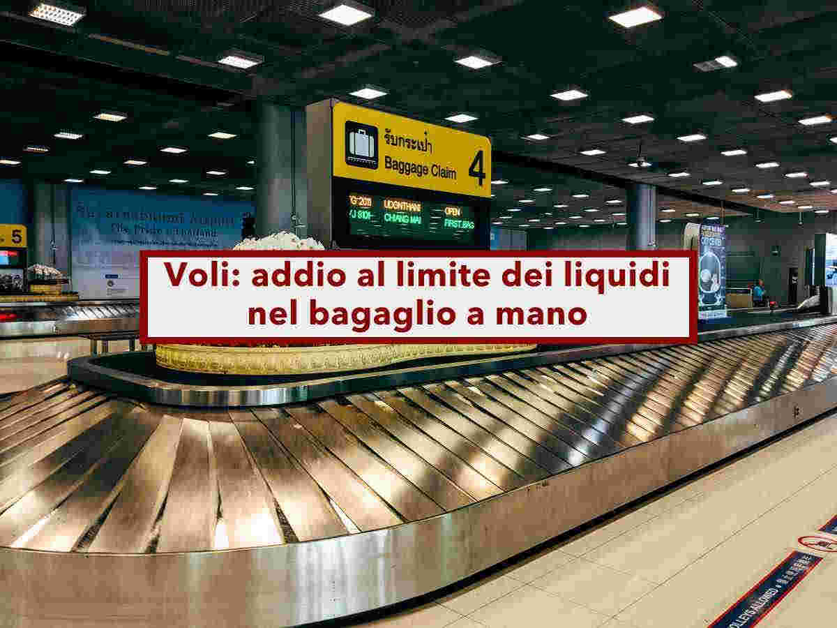 Voli, addio al limite dei liquidi nel bagaglio a mano con i nuovi scanner: ecco da quali aeroporti si partirà e quando - Brocardi.it