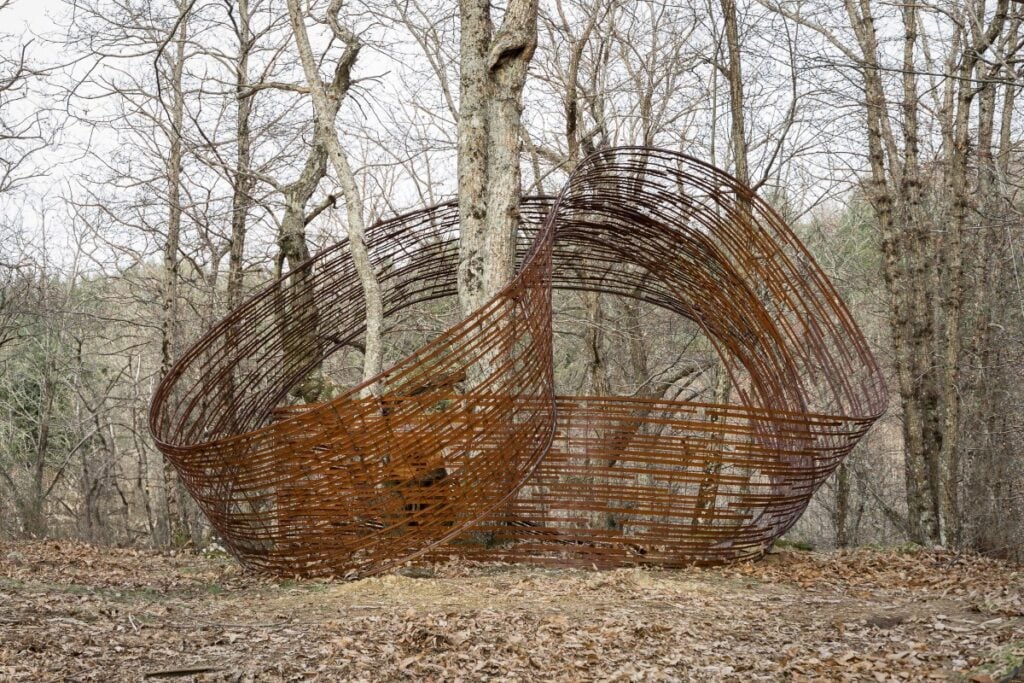 Kengo Kuma, Dynamo Pavillion, 2025, OCA Oasy Contemporary Art © Lorenzo Marianeschi