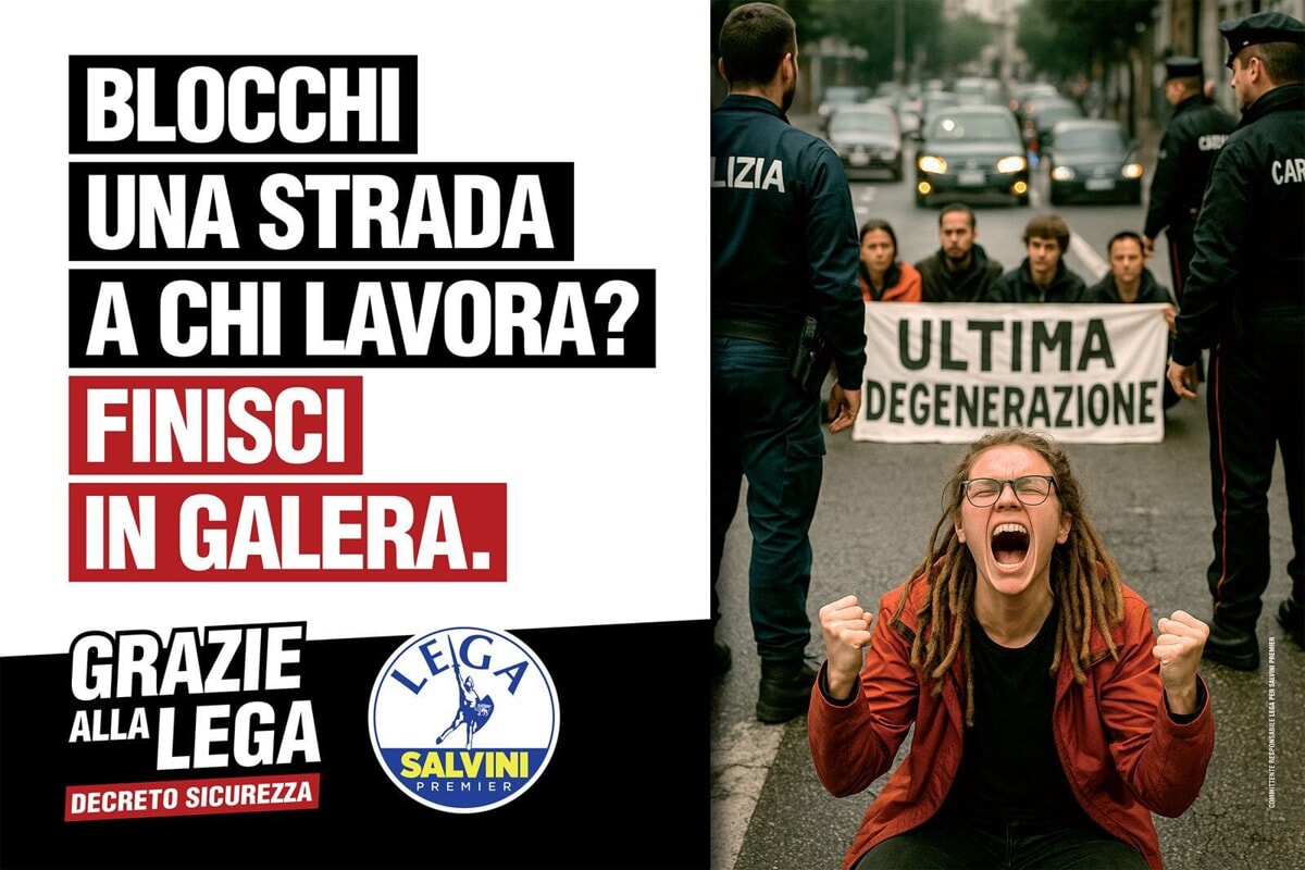 Manifesto Lega ultima generazione