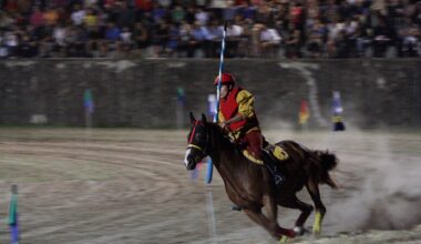 Giostra, cavalieri, balestrieri e contrade: Amelia torna nel Medioevo col Palio dei Colombi