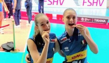 Due giovani pordenonesi sul podio dei campionati europei di volley