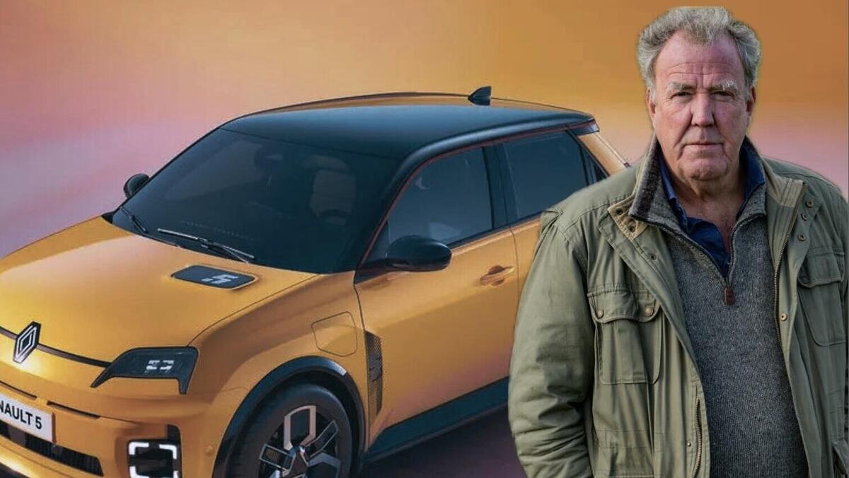 CLARKSON PROMUOVE UN’ELETTRICA: “La Renault 5 E-Tech? Si guida come se avesse un vero motore”. E lancia una frecciata alle rivali cinesi  - MOW