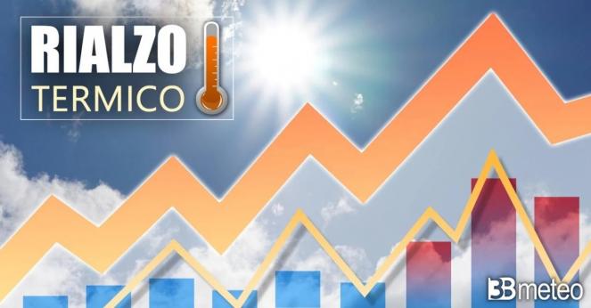 Prossimi giorni con temperature in aumento