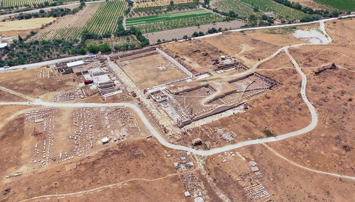 Villa romana con affreschi scoperta a Tripolis, in Turchia