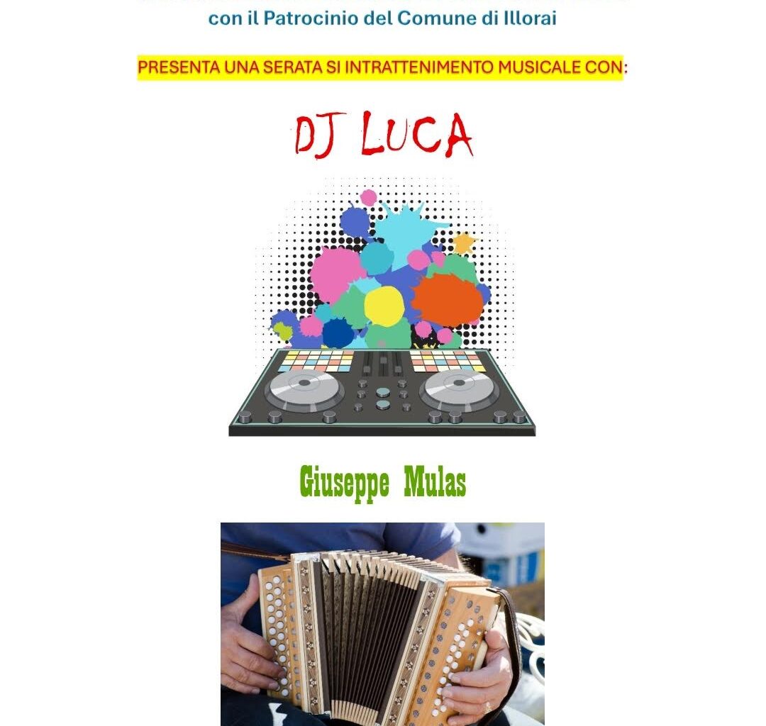 Illorai: programmata dalla Pro Loco Aps una serata di intrattenimento musicale per sabato 30 agosto