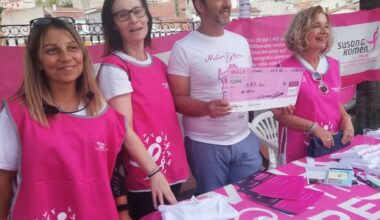 Illorai: «Walk for the cure", successo dell'evento e delle donazioni per sostenere l'attività Komen Sardegna a favore della salute femminile