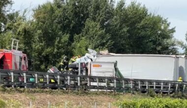 Incidente in A1, online un video del camionista poco prima dell’impatto