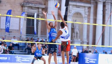 Si alza il sipario sulla competizione di beach volley in piazza Roma