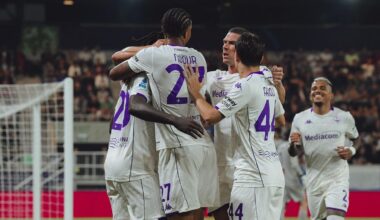 i viola vincono l’andata dei playoff, Kean espulso