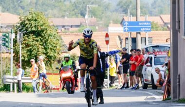 L’eporediese Brustia vince a Borgo Ticino dopo una lunga fuga