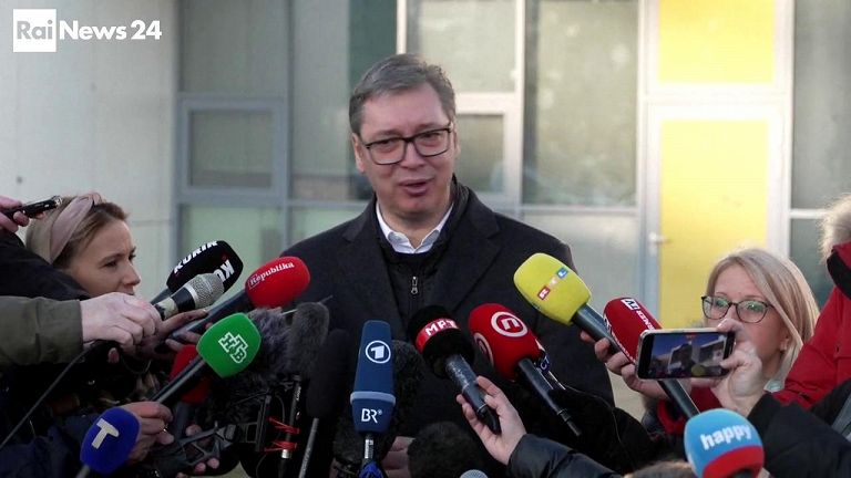 Il Presidente serbo Aleksandar Vucic