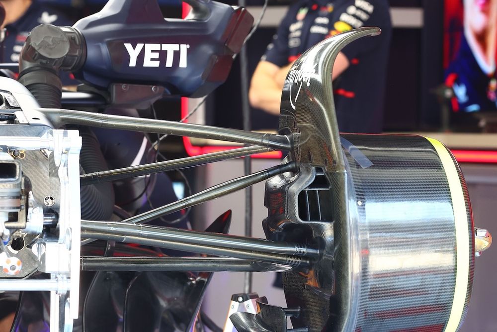 Red Bull RB21: ecco la presa dei freni maggiorata per l'Ungheria