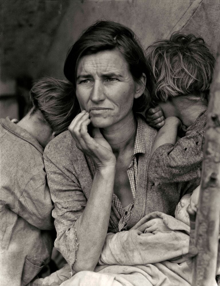Dorothea Lange, Madre migrante, 1936. The New York Public Library - Library of Congress Prints and Photographs Division Washington