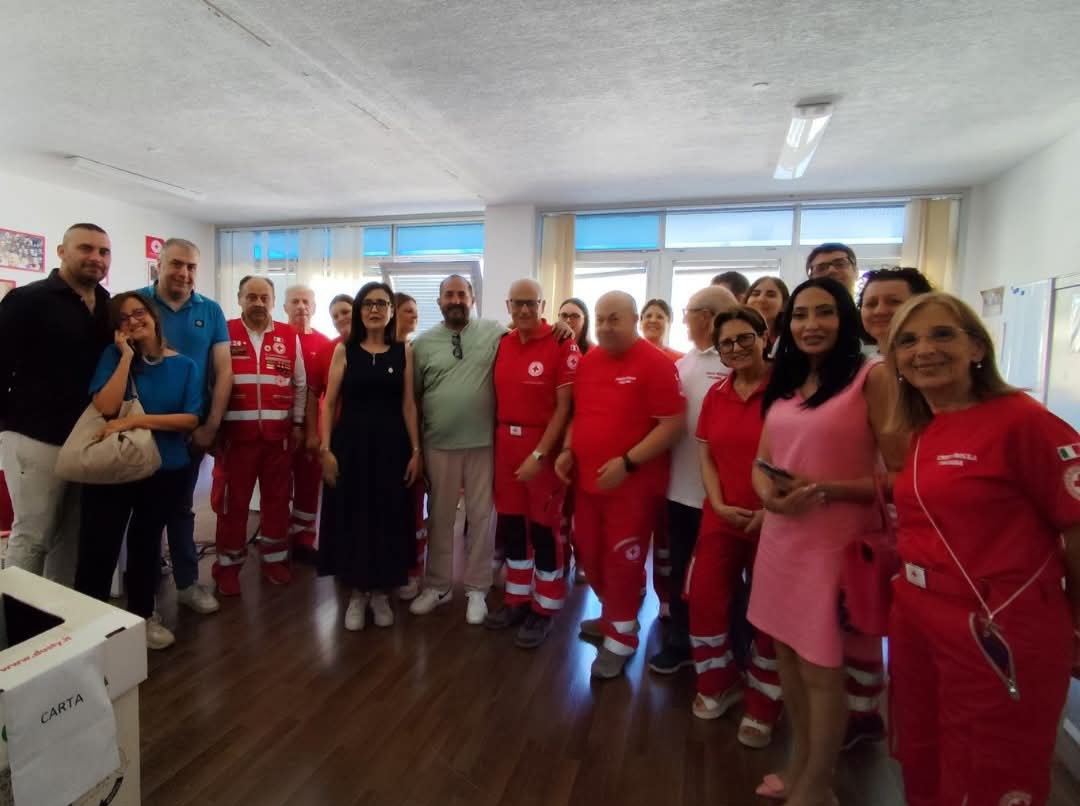 Sopralluogo della VI Commissione Sanità nei locali della Croce Rossa di Caltanissetta: "Modello virtuoso di cittadinanza attiva"