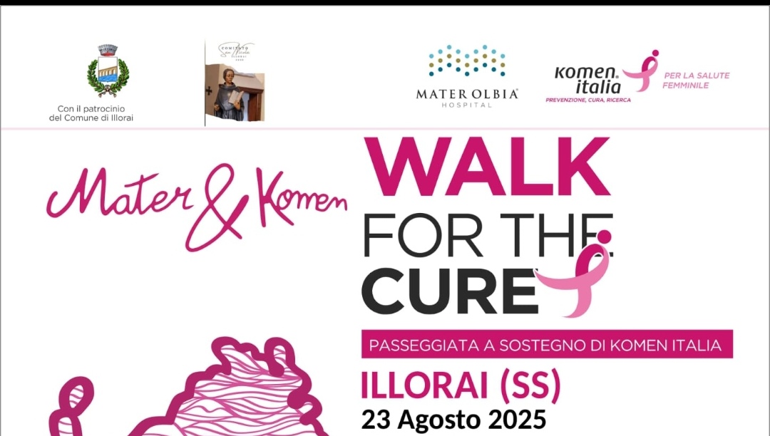 Illorai: Amministrazione comunale, Komen Italia, Mater Olbia e Comitato San Nicola 2025 a sostegno della prevenzione, cur a e ricerca per la salute femminile