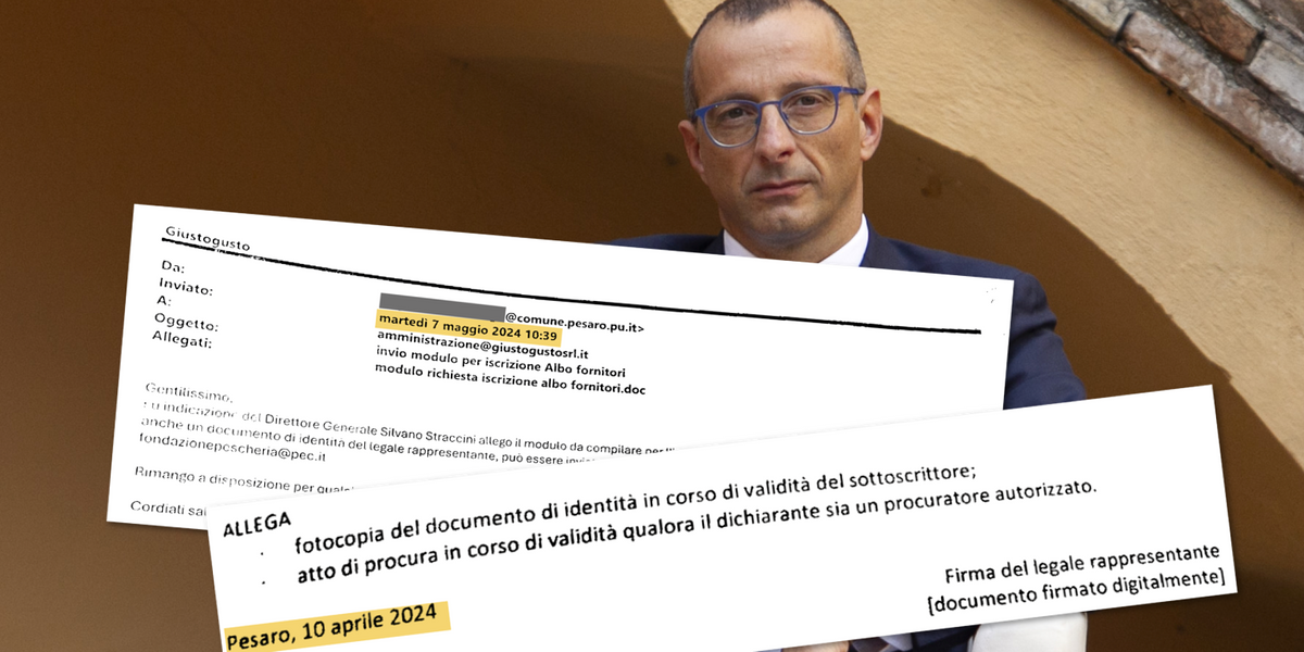 Soldi pubblici per le cene di Ricci: ecco le carte